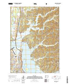 North Bend 2020 topographic map thumbnail