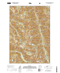 North Minam Meadows 2020 topographic map thumbnail