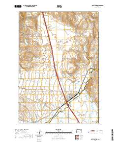 North Powder 2020 topographic map thumbnail