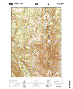 North Sister 2020 topographic map thumbnail