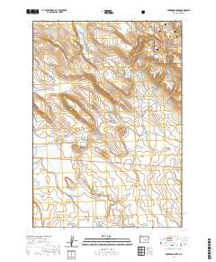 Oakerman Lakes 2020 topographic map thumbnail