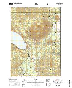 Odell Lake 2020 topographic map thumbnail