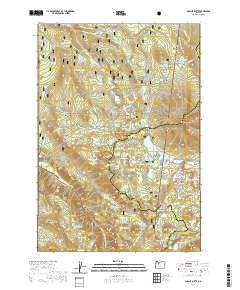 Olallie Butte 2020 topographic map thumbnail