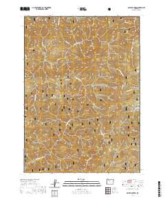 Ophir Mountain 2020 topographic map thumbnail