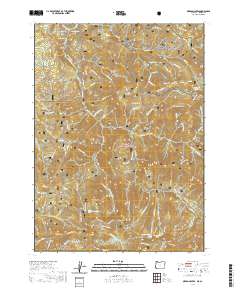 Oregon Caves 2020 topographic map thumbnail