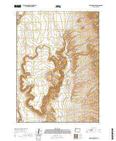 Oregon End Table 2020 topographic map thumbnail
