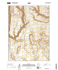 Orejana Canyon 2020 topographic map thumbnail