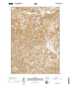 Painted Hills 2020 topographic map thumbnail