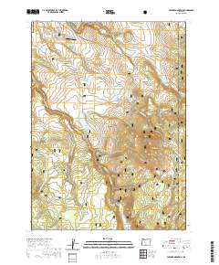 Paradise Mountain 2020 topographic map thumbnail