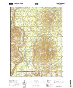 Parker Mountain 2020 topographic map thumbnail