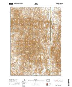 Parsnip Peak 2020 topographic map thumbnail