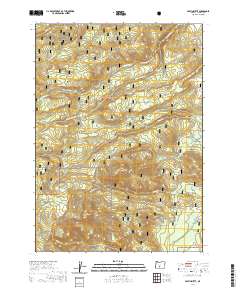 Partin Butte 2020 topographic map thumbnail