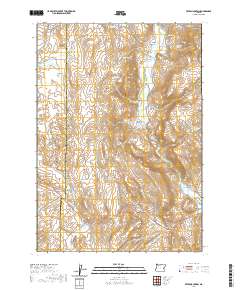 Petes Mountain 2020 topographic map thumbnail