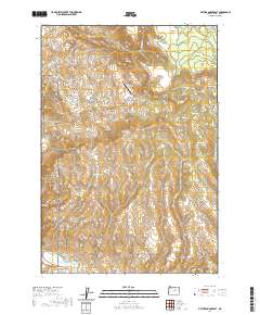 Picture Gorge East 2020 topographic map thumbnail
