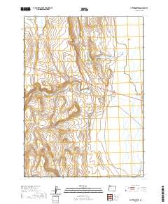 Piute Reservoir 2020 topographic map thumbnail