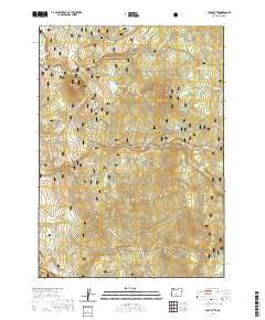 Pole Butte 2020 topographic map thumbnail