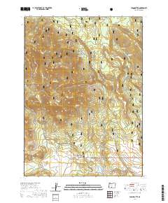 Ponina Butte 2020 topographic map thumbnail