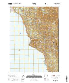 Port Orford 2020 topographic map thumbnail