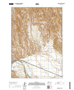 Porters Flat 2020 topographic map thumbnail