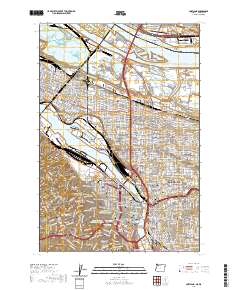 Portland 2020 topographic map thumbnail