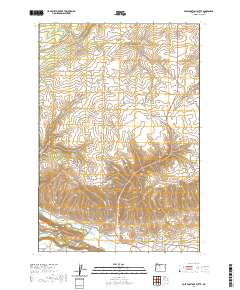 Postage Stamp Butte 2020 topographic map thumbnail