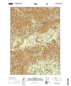 Potter Mountain 2020 topographic map thumbnail