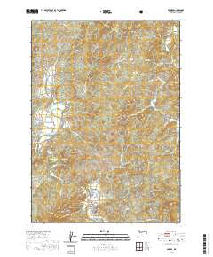 Powers 2020 topographic map thumbnail