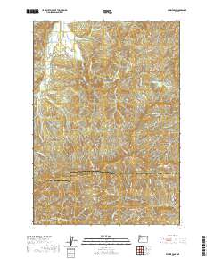 Prairie Peak 2020 topographic map thumbnail