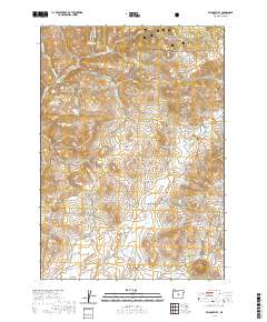 Pringle Flat 2020 topographic map thumbnail