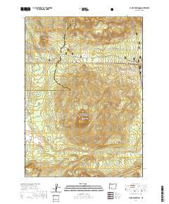Pumice Desert East 2020 topographic map thumbnail