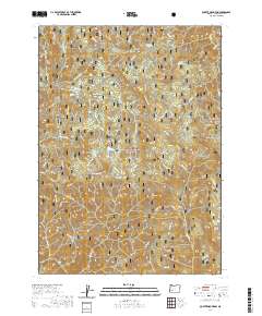 Quartz Mountain 2020 topographic map thumbnail