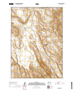 Rams Butte 2020 topographic map preview