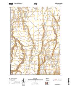 Rawhide Canyon 2020 topographic map thumbnail