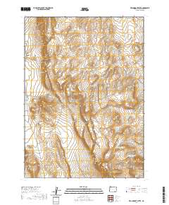 Red Lookout Butte 2020 topographic map thumbnail