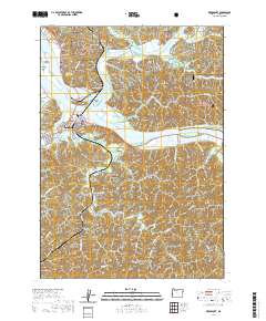 Reedsport 2020 topographic map thumbnail