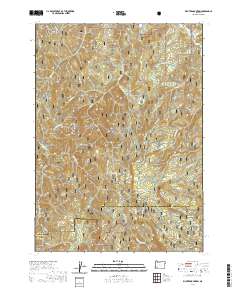 Richter Mountain 2020 topographic map thumbnail