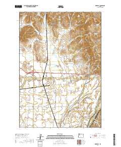 Rickreall 2020 topographic map thumbnail