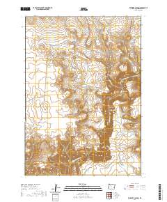 Rinehart Canyon 2020 topographic map thumbnail