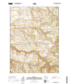 Roaring Springs SE 2020 topographic map thumbnail