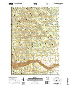 Rock Creek Reservoir 2020 topographic map thumbnail