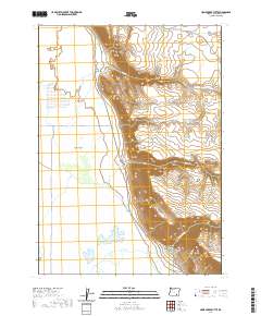 Home Creek Butte 2020 topographic map thumbnail