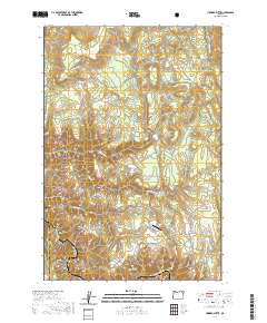 Howard Butte 2020 topographic map thumbnail