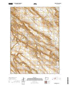 Hughet Spring 2020 topographic map thumbnail