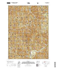 Illahe 2020 topographic map thumbnail