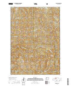 Ivers Peak 2020 topographic map thumbnail