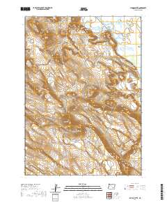 Jackass Butte 2020 topographic map thumbnail