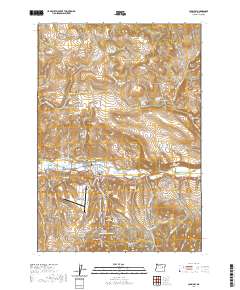 John Day 2020 topographic map preview