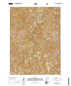 Josephine Mountain 2020 topographic map thumbnail