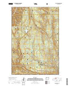 Jubilee Lake 2020 topographic map thumbnail