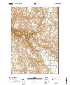 Keating NW 2020 topographic map thumbnail